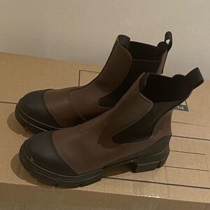 Ganni Rubber waterproof boots us10